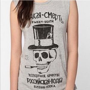 Daydreamer La Sweet Death Cutoff Tank Top